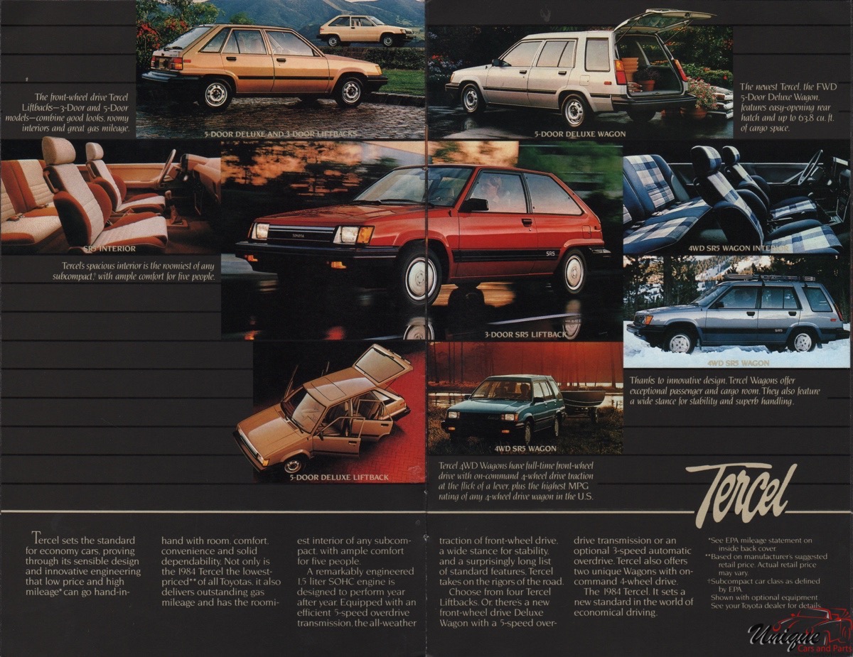 1984 Toyota Full-Lineup Brochure Page 12